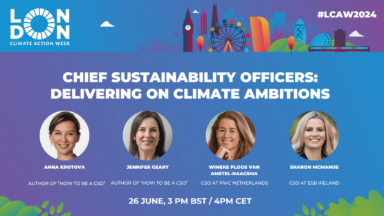 Chief Sustainability Officers: Delivering on Climate Ambitions Event